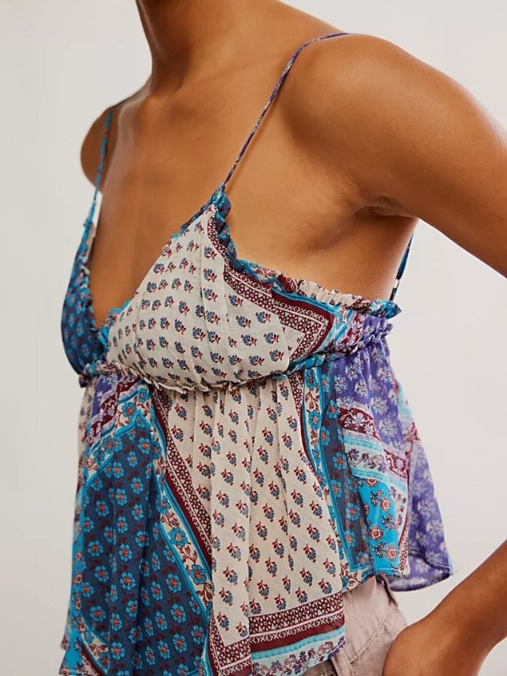 NWT Free People Alix Printed Tank